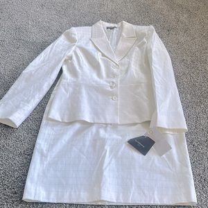 White Liz Claiborne suit